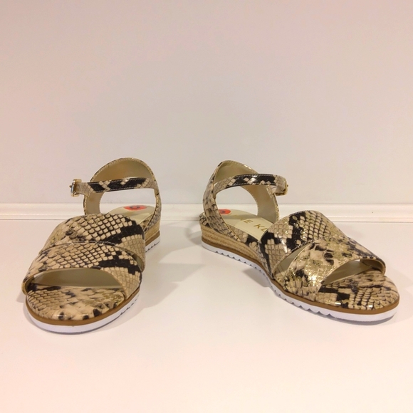 Anne Klein "Nadina" Iflex Snakeskin Print Sandal NEW- Sz. 6 - Picture 2 of 10
